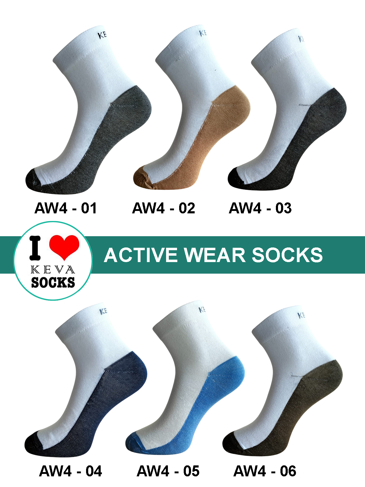 Men Ankle Socks Budget Friendly Offer Activewear 6 Pairs Pack Aw4