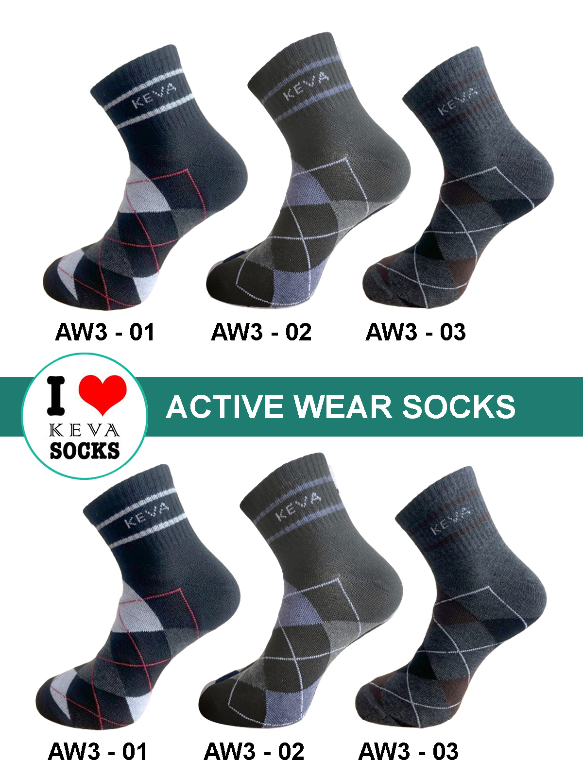 Men Ankle Socks Budget Friendly Offer Activewear 6 Pairs Pack Aw3