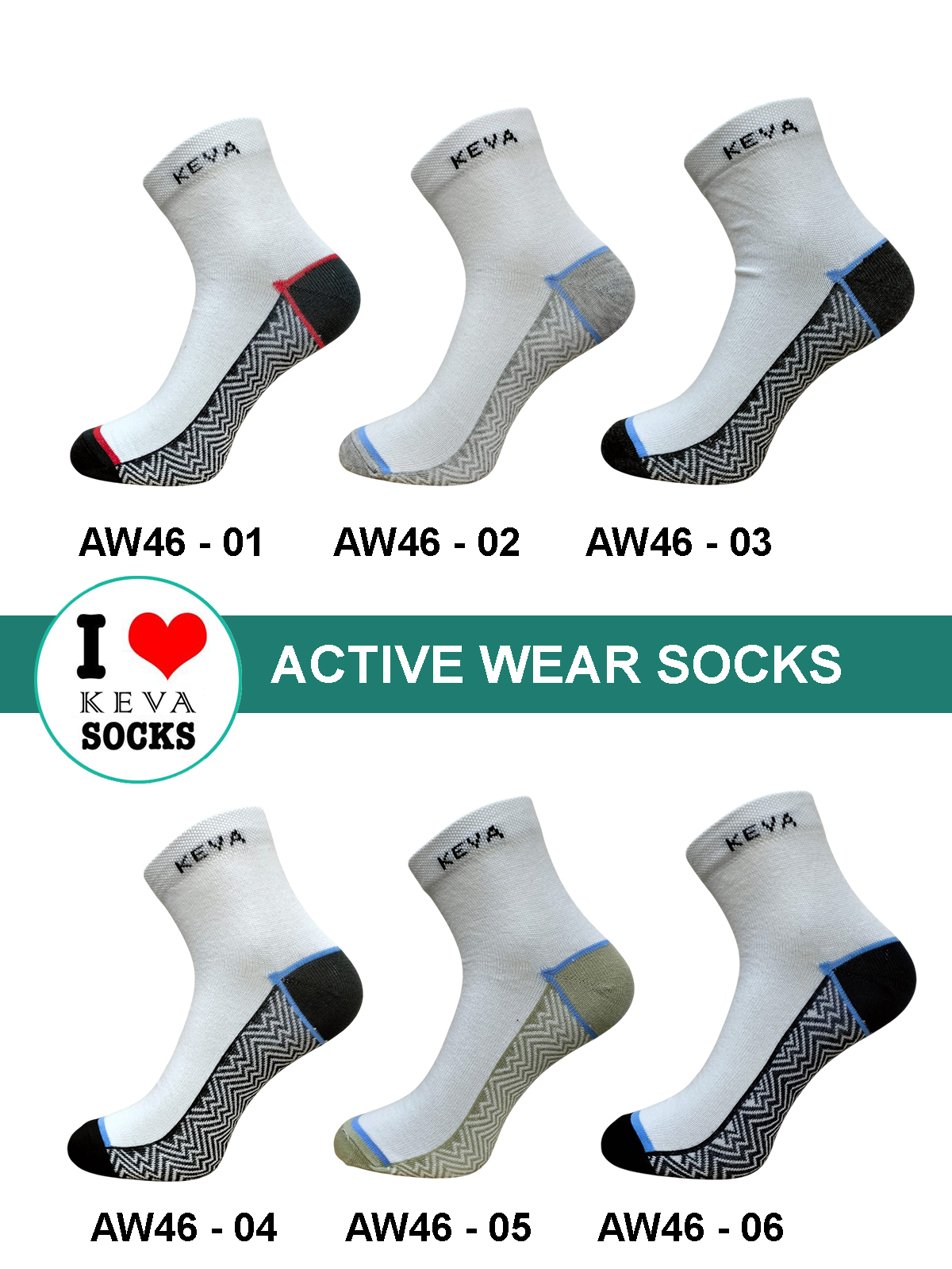 Intricate geometric patterns Men Ankle Socks 6 pairs Aw46