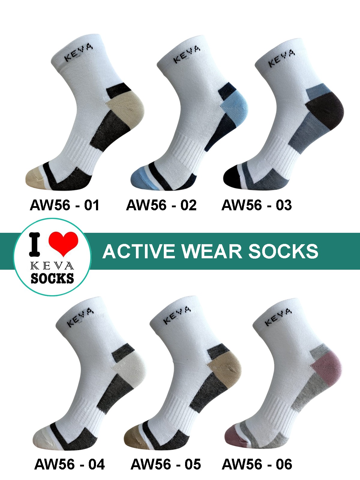 active wear men miqaat socks aw-56