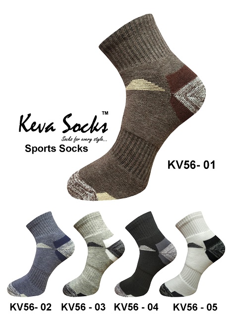 Keva Socks Sports Athletic Ankle Cushion Towel Socks Pack For Men 5pairs Pack kv56