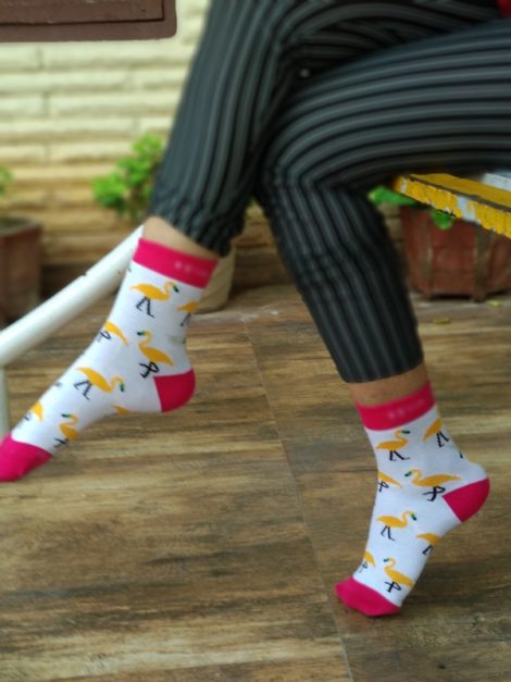 flamingo socks