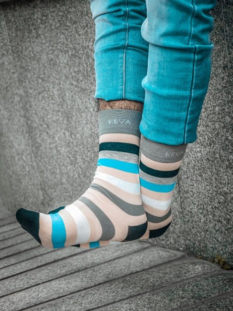 Funky Mens Stripe Socks