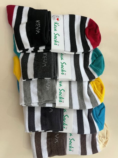 Ankle Stripes Cotton Socks