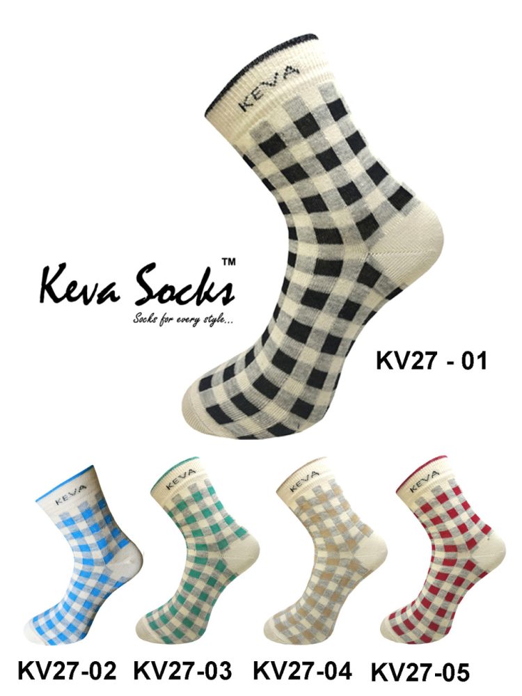 Checkered Socks for men women
