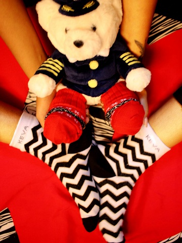 Chevron Socks kv53