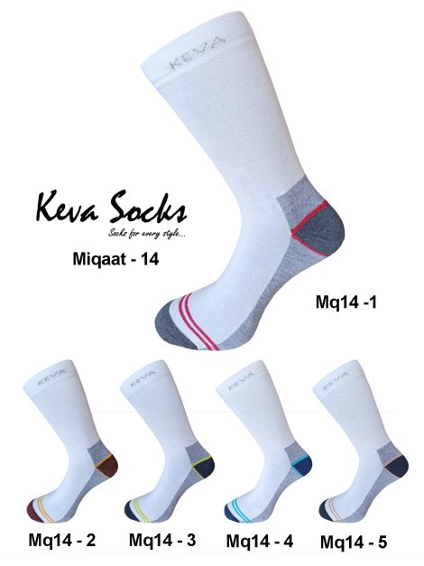 mq14 Keva Socks For Men Dark Base Miqaat Socks 5pairs pack Mq14