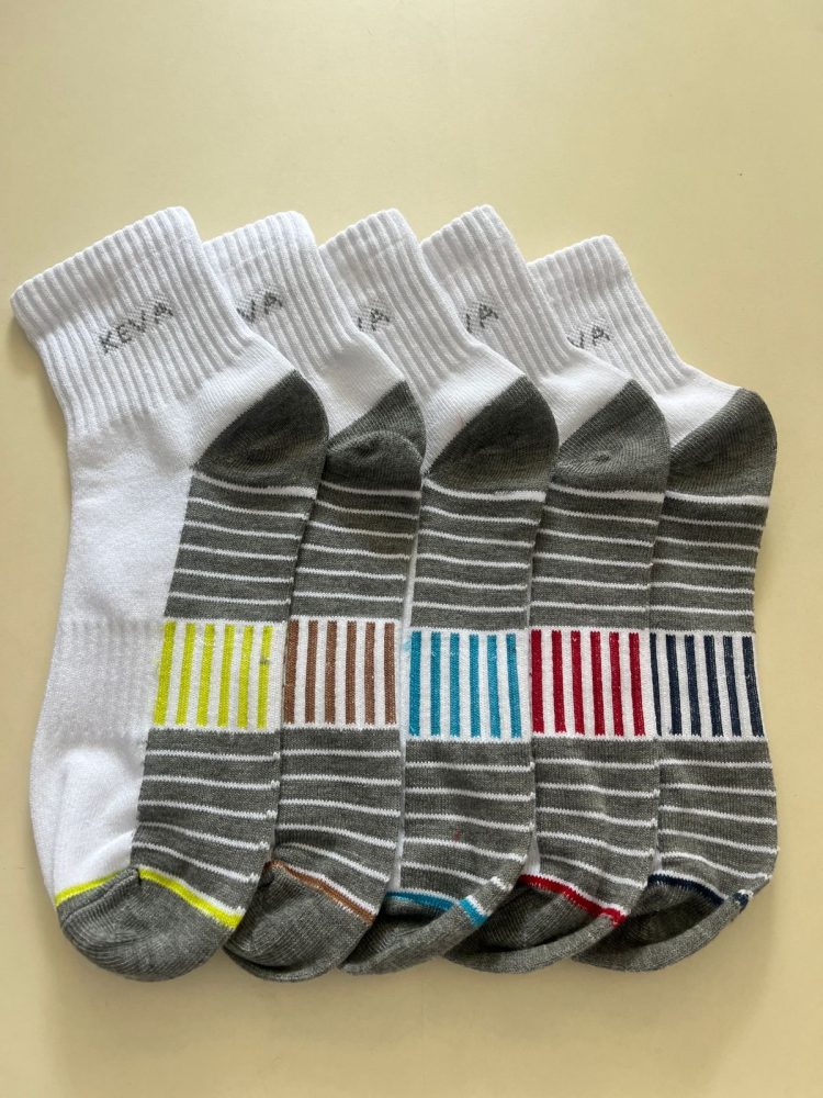 mq22 Men Dark Base Cotton Ankle Socks