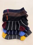 Ankle Men Women Stripes Socks Budget Friendly Activewear 6 Pairs Pack Aw14 Aw15