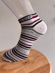 Keva Socks Low Ankle Stripes Sneakers Socks For Women 5 pairs pack Kv78