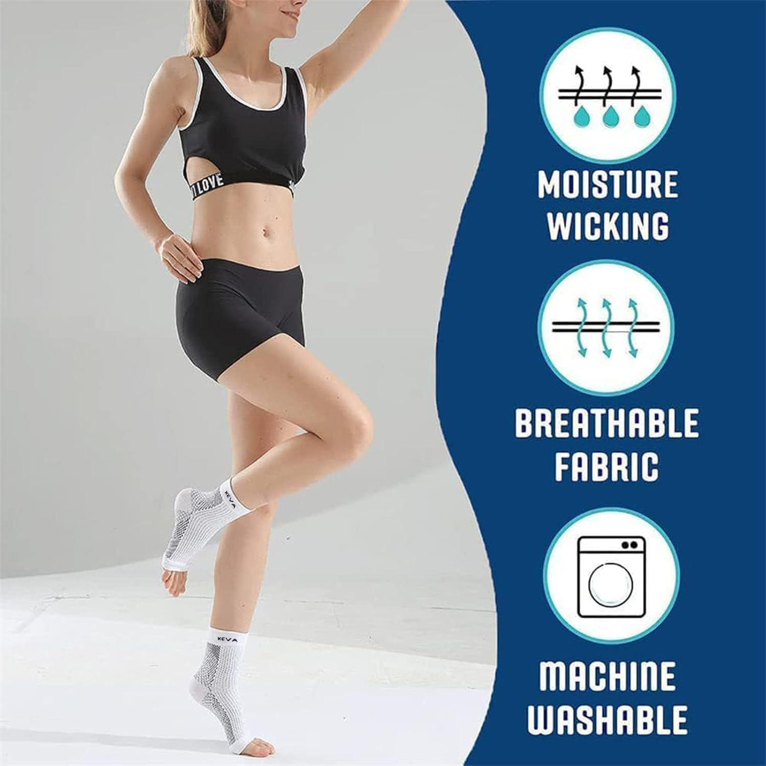 neuropathy socks neuro socks opntoe socks pain relief athletic socks