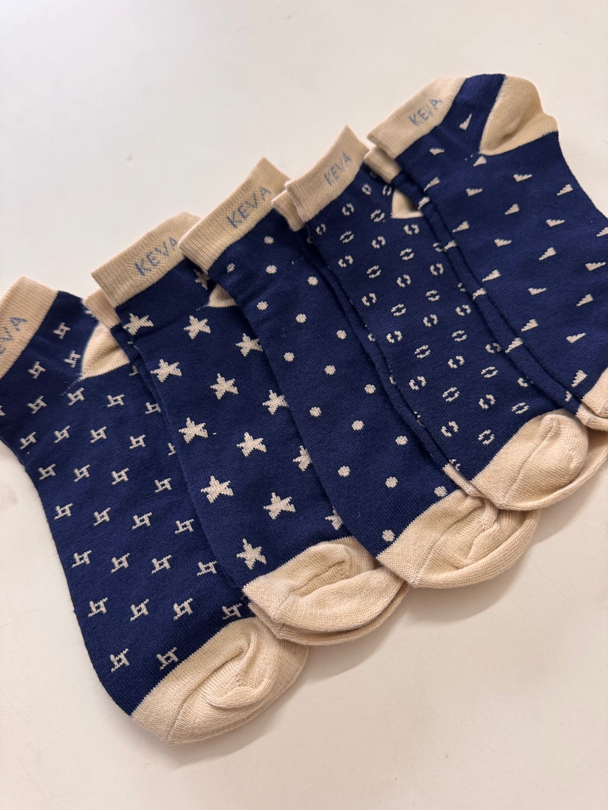 Keva Socks Royal Women Cotton Socks 5 pairs pack Kv106