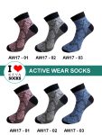 Women Ankle Geometric Designer Socks Activewear 6 Pairs Pack Aw17